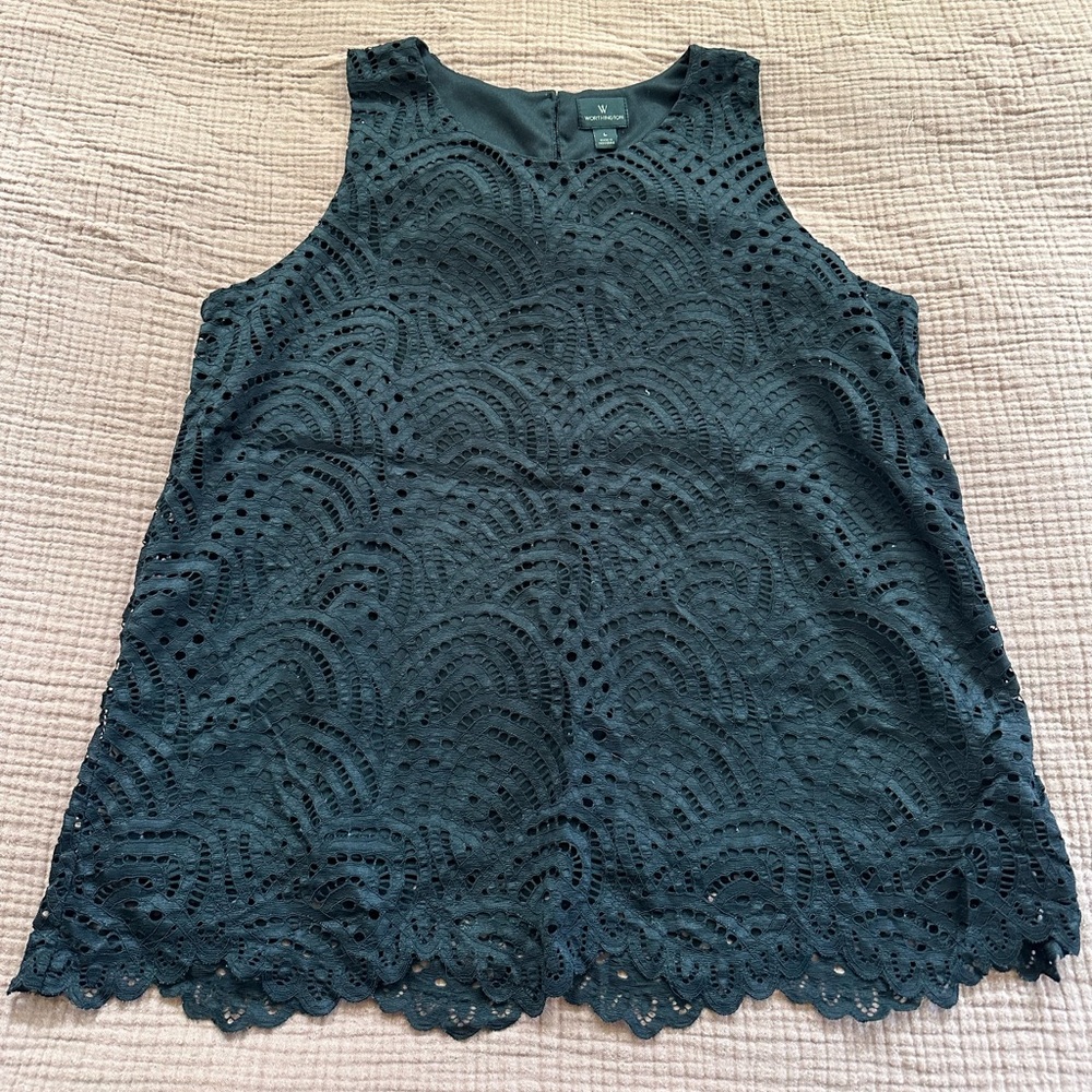 Black Worthington Tank Top